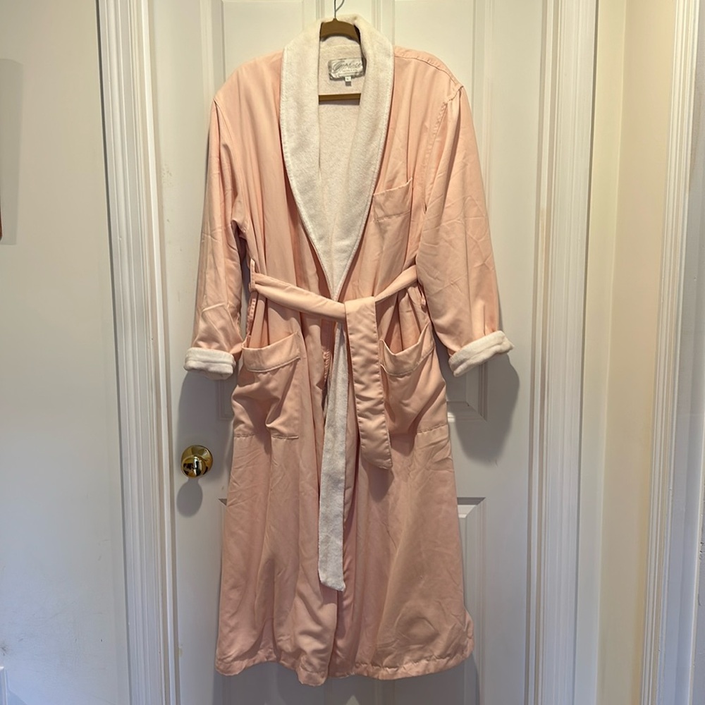 Vintage Hotel Spa Terry-Lined Robe Size L